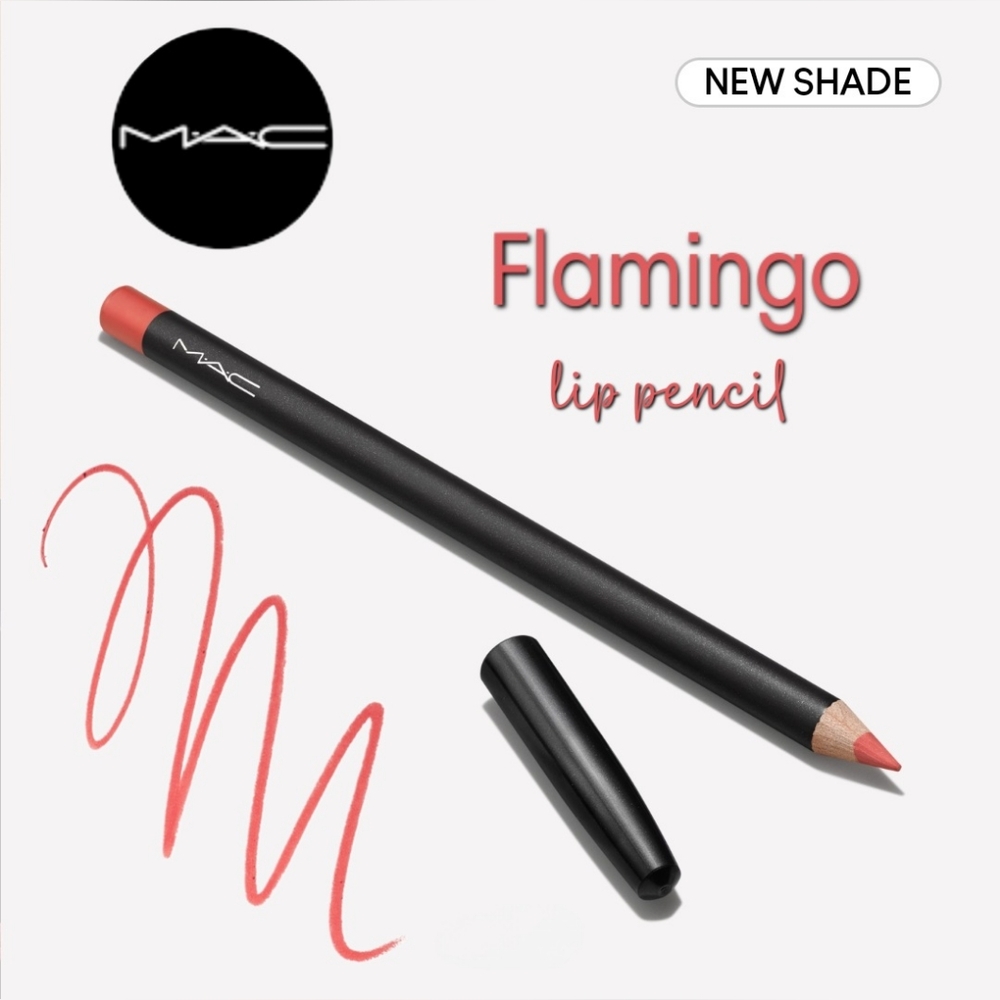 Mac Cosmetics Lip Pencil Flamingo Pink Brand New in Box Authentic